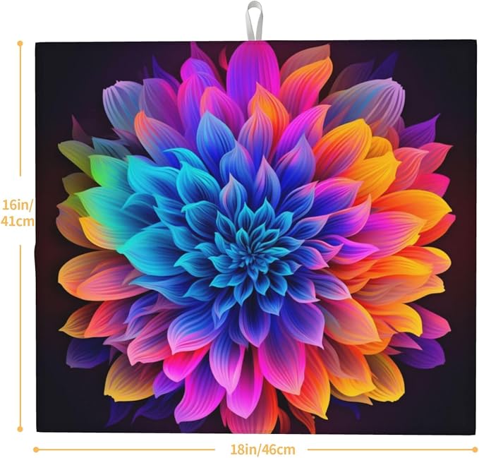 Glowing Abstract Floral