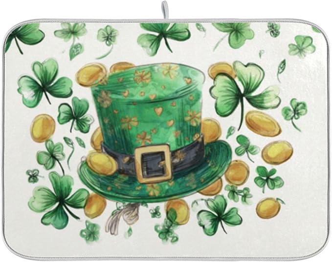 irish hat clovers gold coins