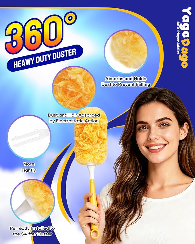 30+2 Pack(orange 6ft Handle&short Handle)