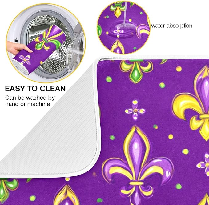 Bright Purple Fleur-de-lis