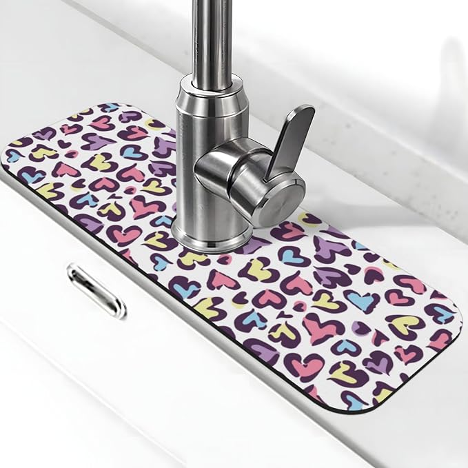 Heart Leopard Colorful