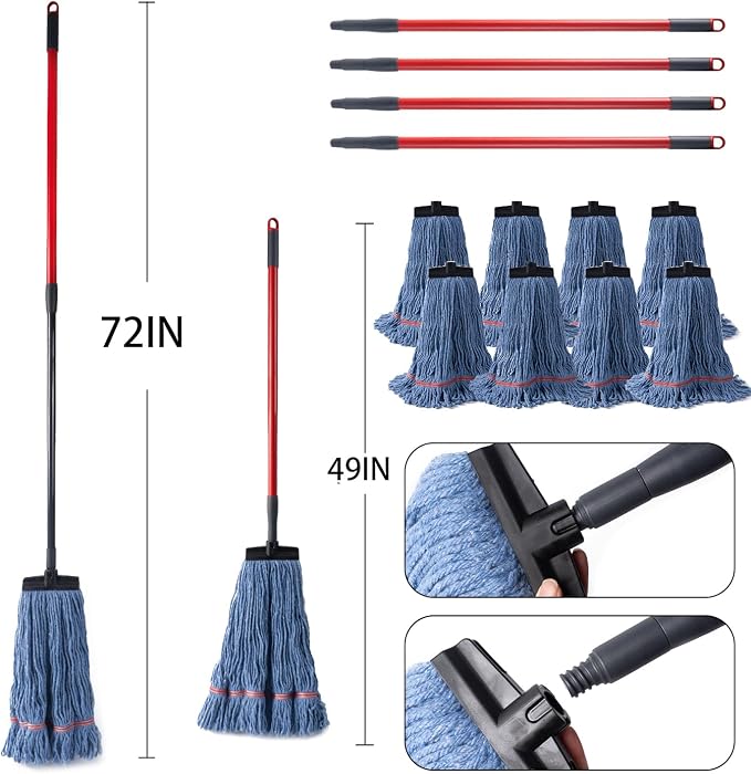 Wide Mop Stick(screw-on)