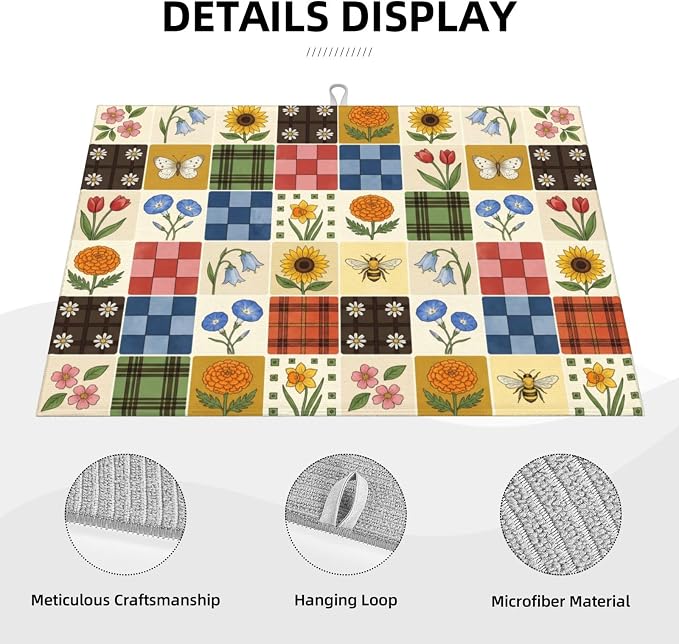 Flower Plaid Tile
