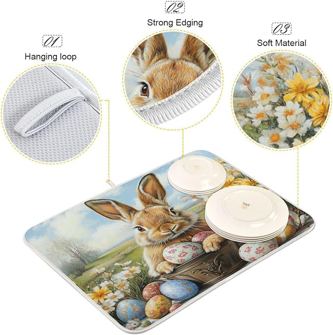 Blue Rabbit Easter Egg
