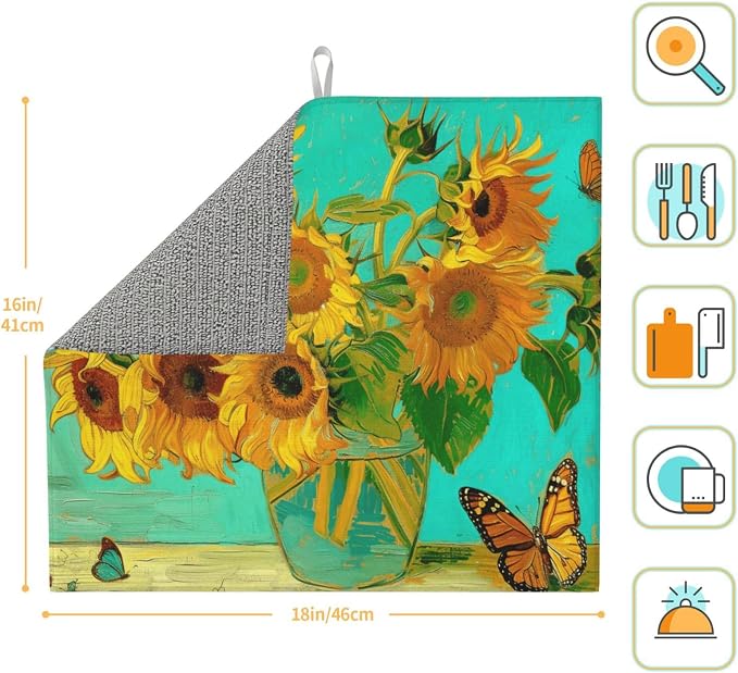 Oil Painting Sunflowers