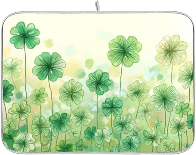 green clover field