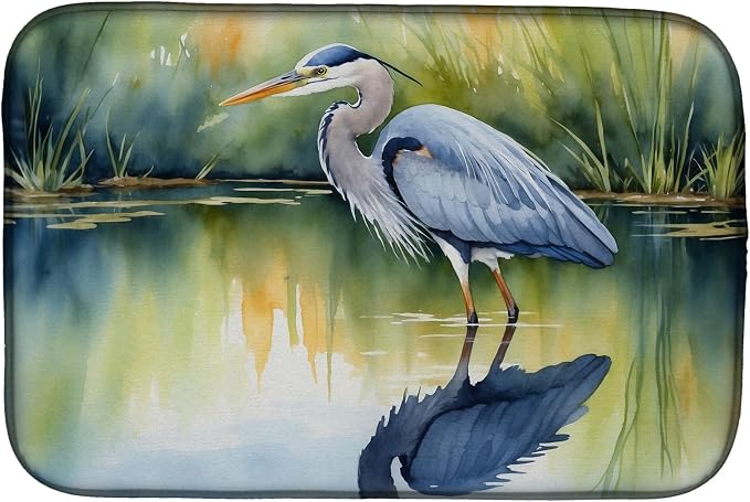 Blue Heron Stalking Prey 7505