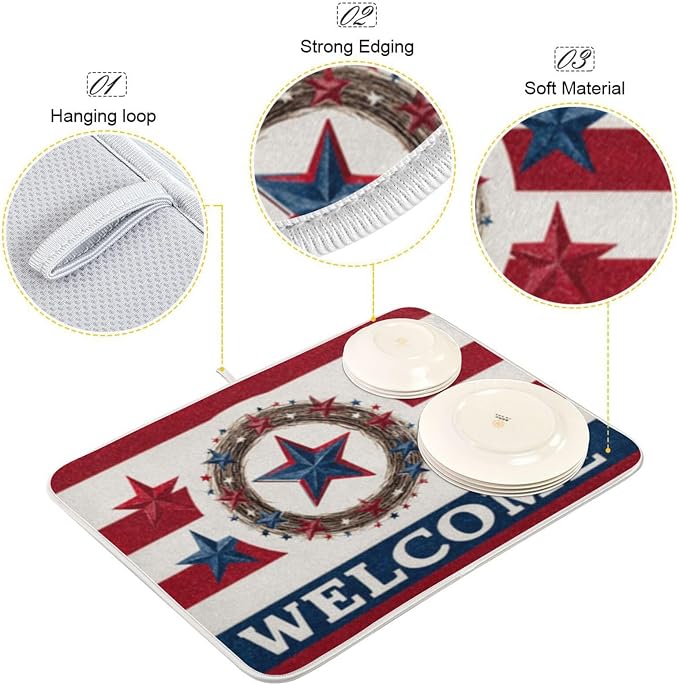 american star wreath