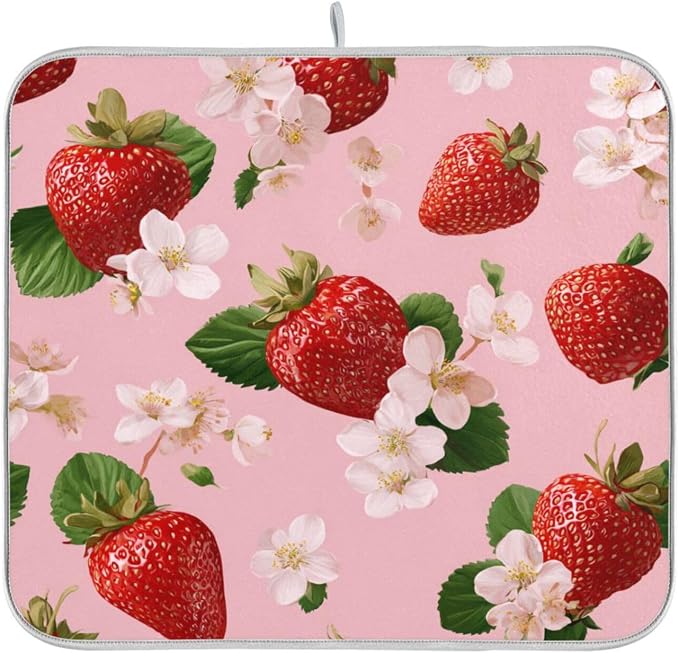 Pink Strawberries Blossoms