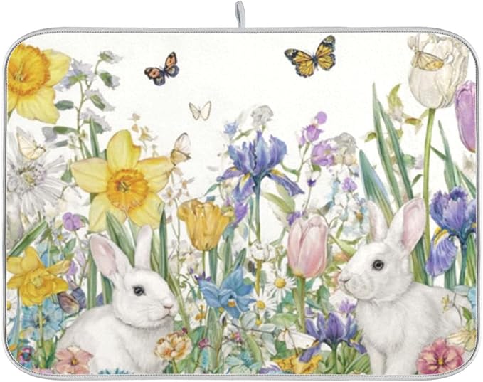 rabbits and butterflies