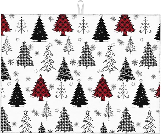 White Red Christmas Tree