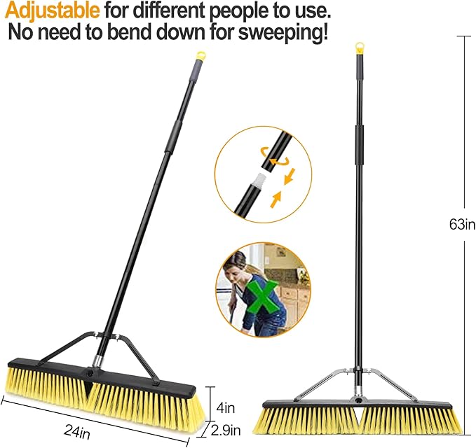 Yellow 24 Inches Heavy Duty