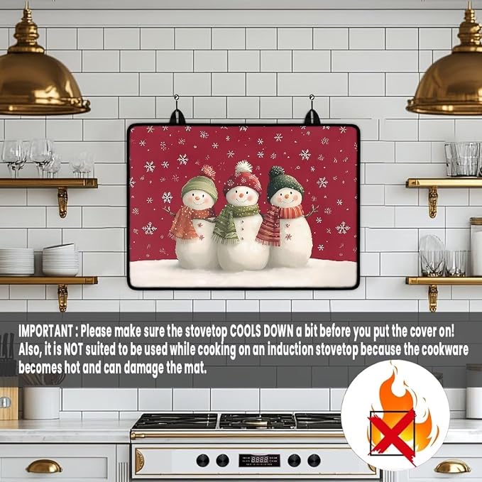 Christmas Snowmen with Snowflakes