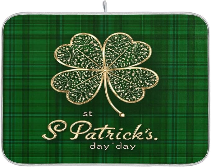 gold four-leaf clover