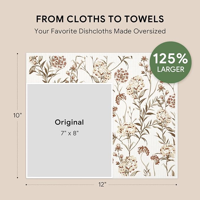 Watercolor Florals Terracotta - Xl 4 Pack