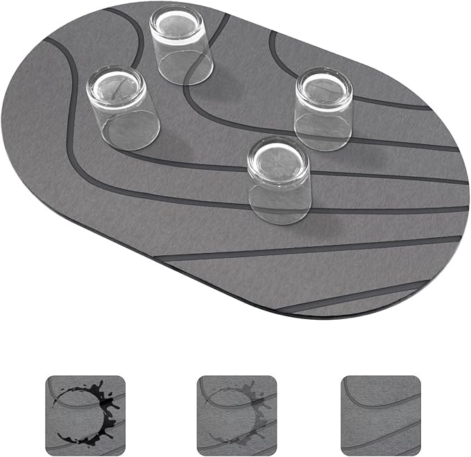 Dark Gray Oval