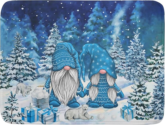 Blue Winter Gnome
