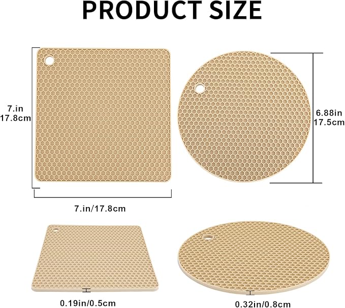 2 Square+2 Round, Beige
