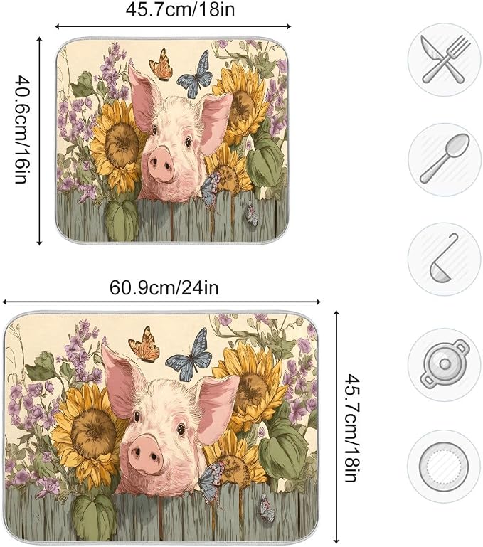 Pig Sunflower Butterfly