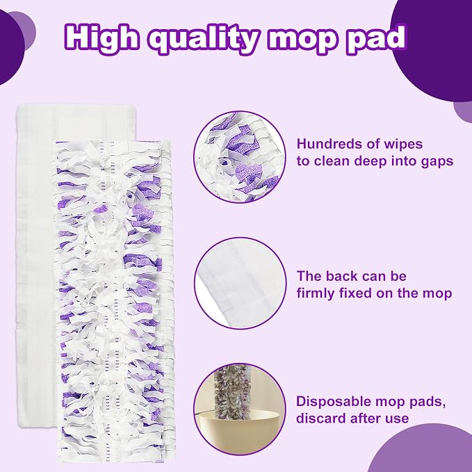 Purple 48 Mop Pads