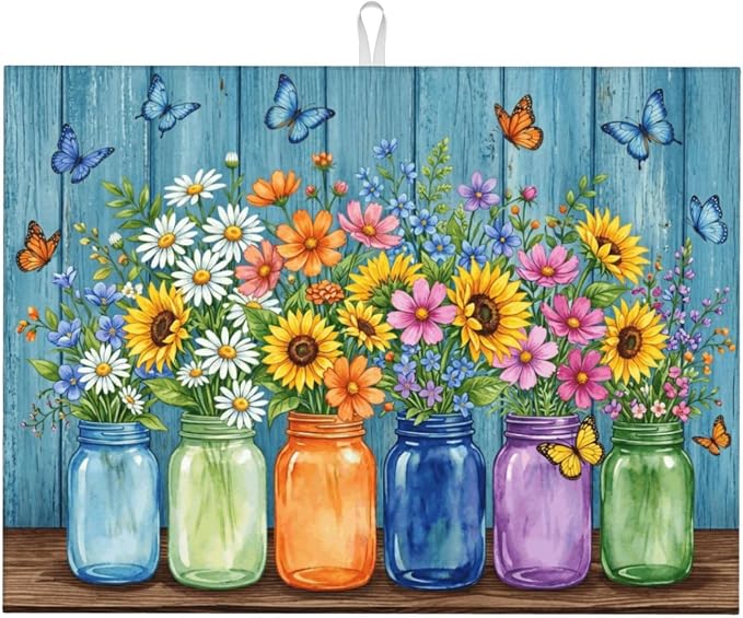 Rustic Vintage Flower Vases
