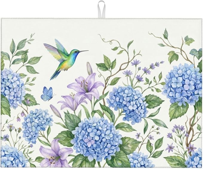 Elegant Hummingbird Floral