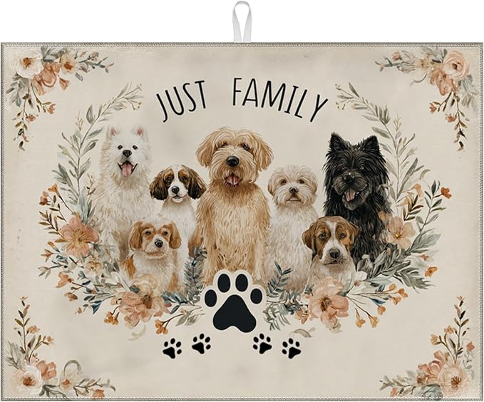 Dog Family White
