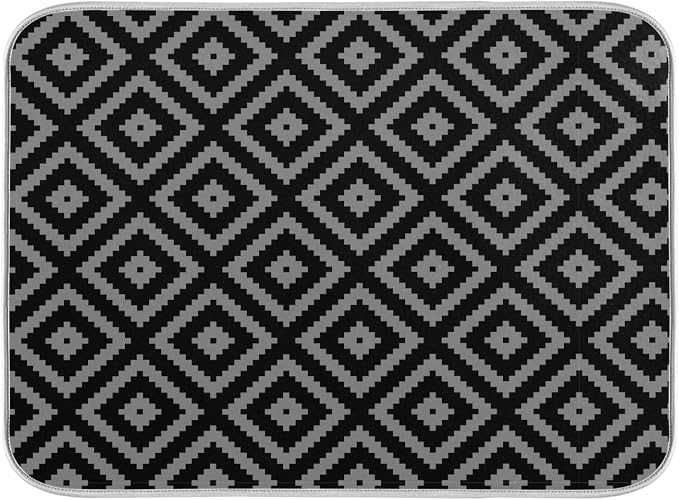 Black Moroccan Rhombus Plaid