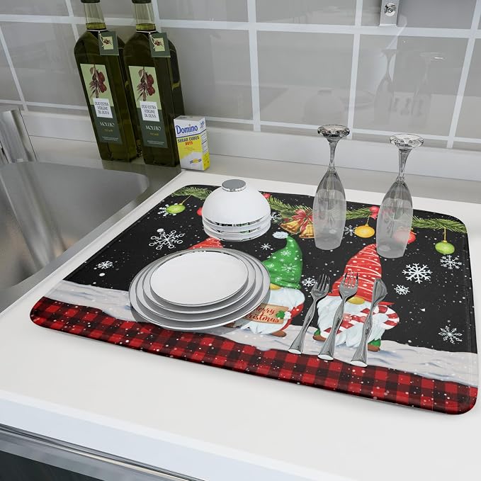 Christmas Black Gnomes