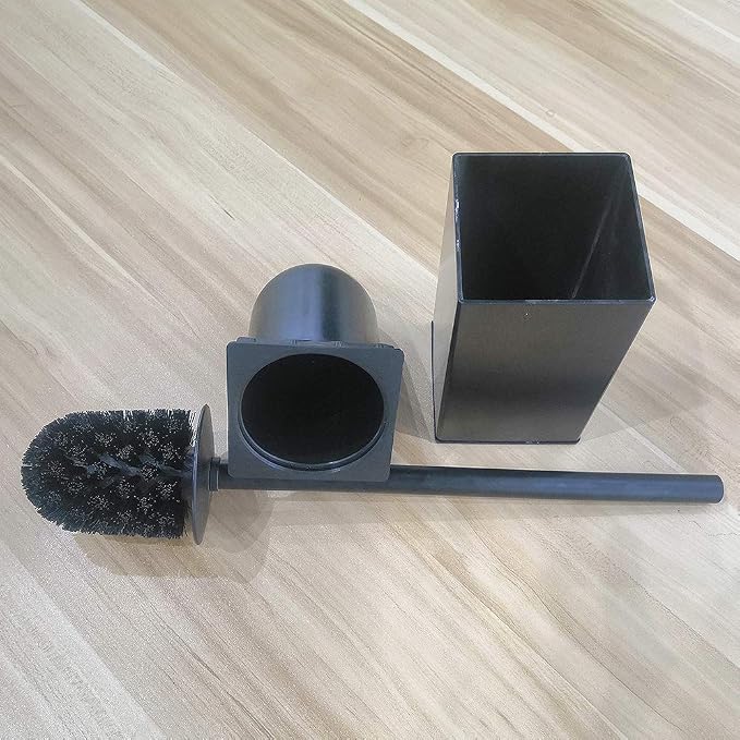 17-inch High Square Matte Black