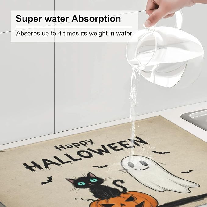 Happy Halloween Cat Pumpkin Ghost 6