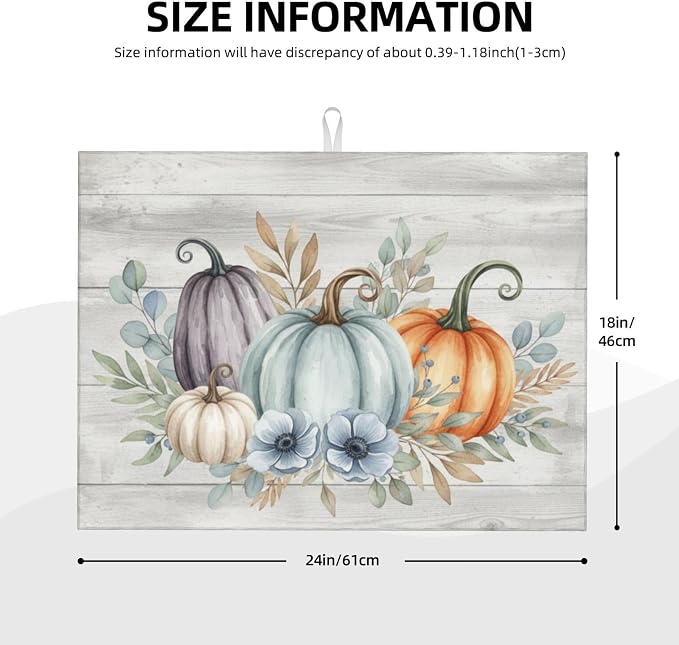 Watercolor Fall Pumpkins Arrangement 16