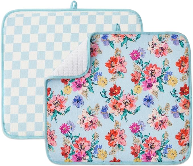 Checkerboard Florals