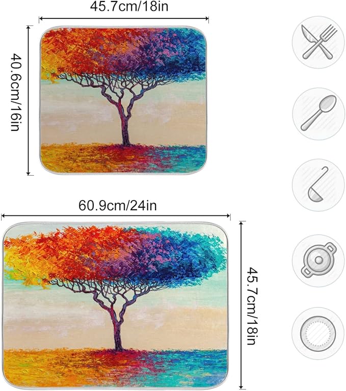 22 Colorful Oil Painting Tree