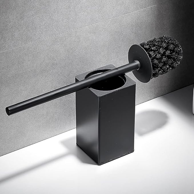 17-inch High Square Matte Black