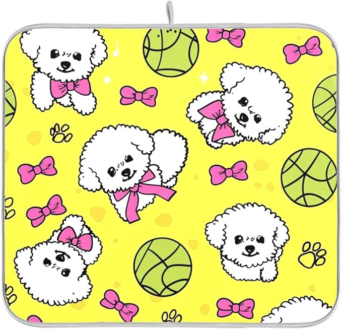 Dogs Paws Tennis Yellow