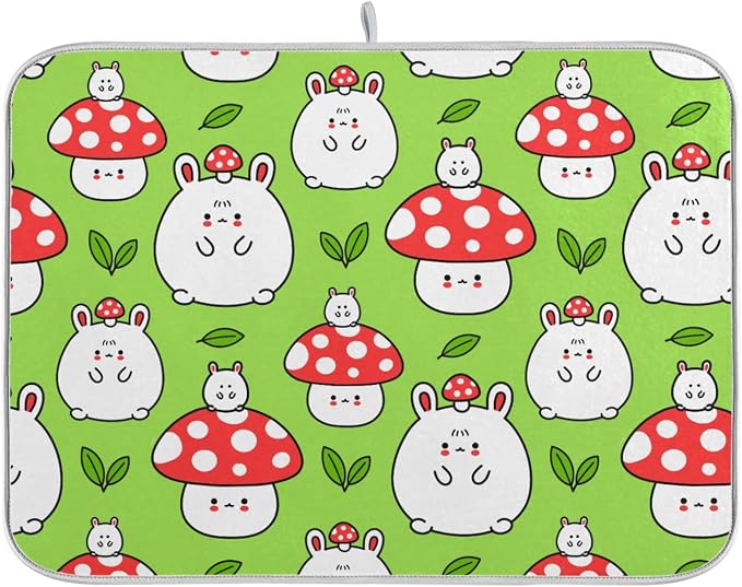 Cartoon Mushroom Rabbit