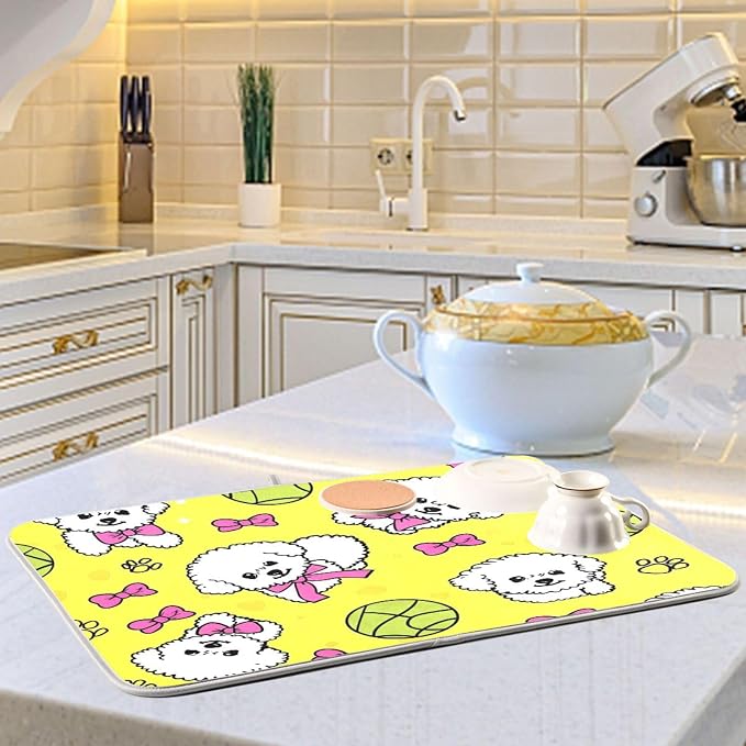 Dogs Paws Tennis Yellow
