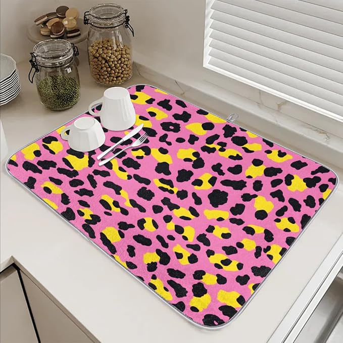 Pink Yellow Leopard