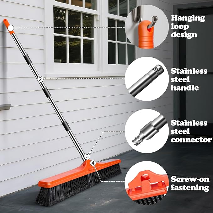 Push Broom Tangerine
