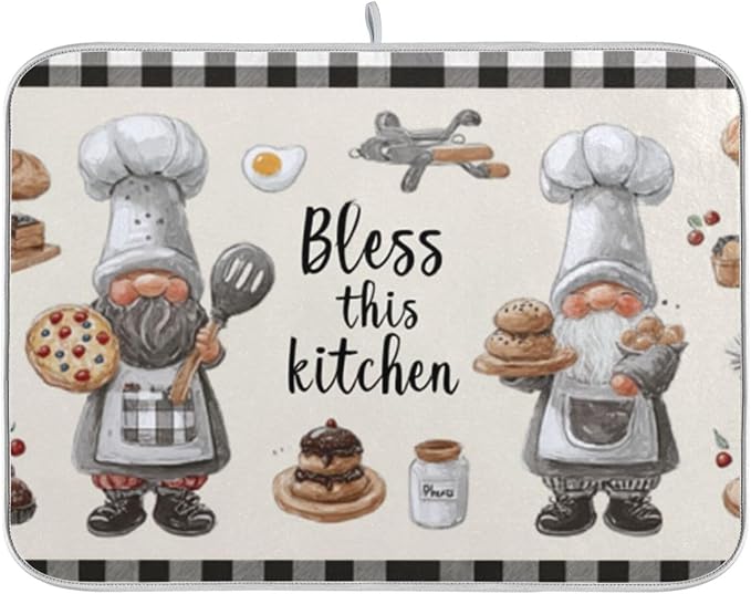 chef hats holding baking tools