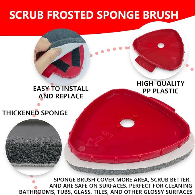 4 Mop Heads+2 Sponge Brush+1 Connector