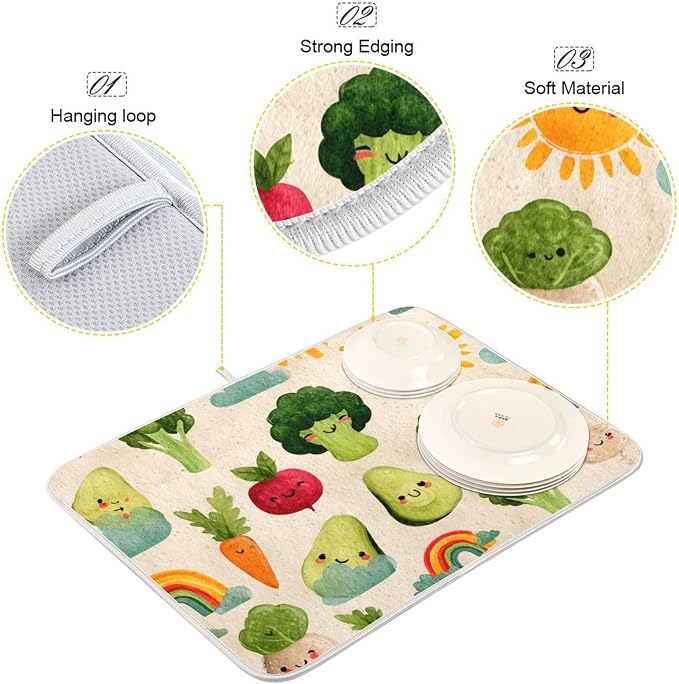 Broccoli Avocado Vegetable Beige
