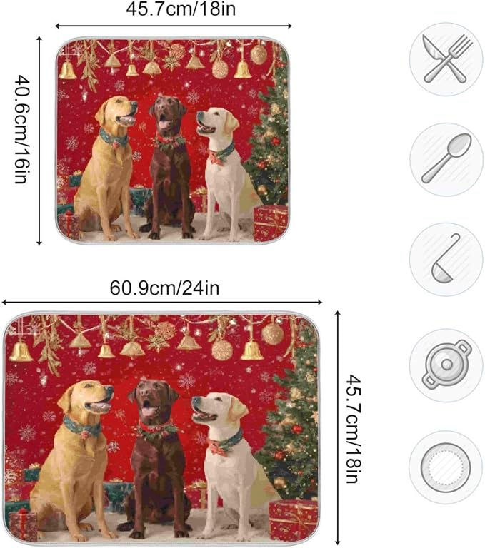 three labrador retrievers