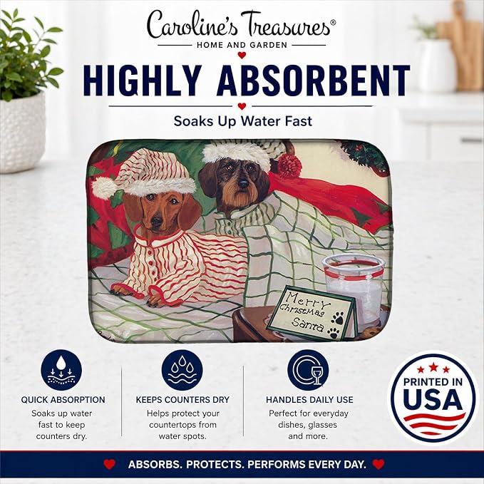 Dachshund Christmas Waiting for Santa