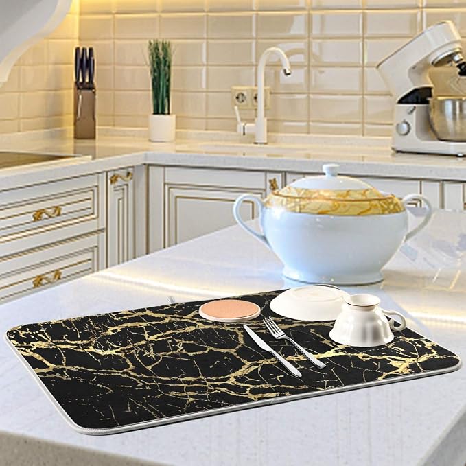Black Gold Marble