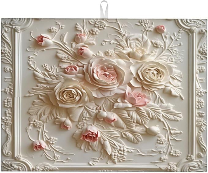 Floral Rose Embossed
