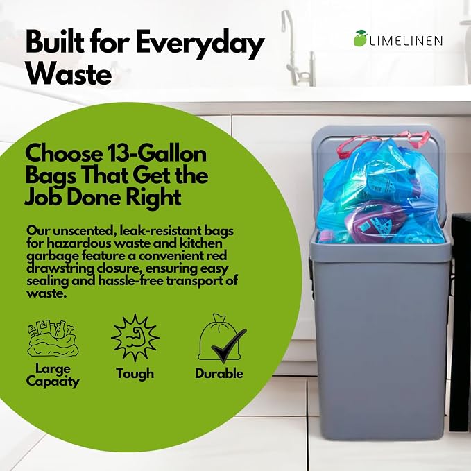 Blue Recycling 13 Gallon