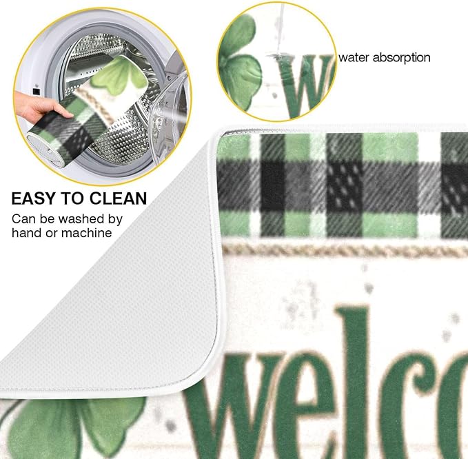 clovers and a plaid welcome