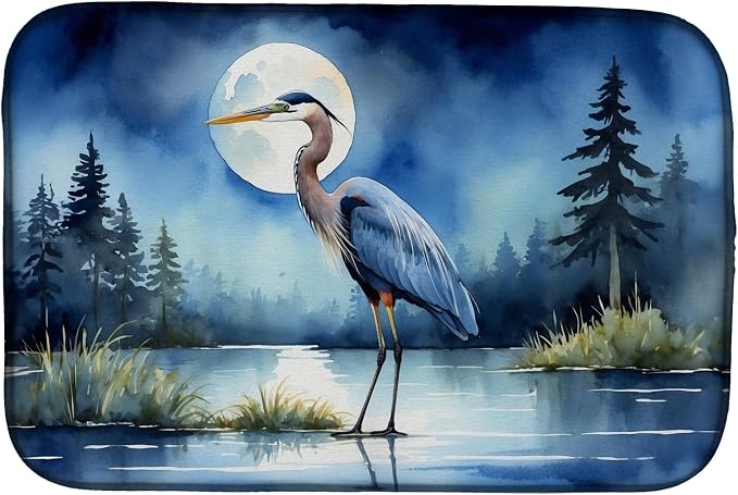Blue Heron Moonlight 7495